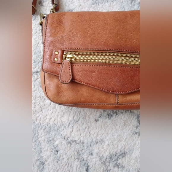 J. Crew Brown Leather Crossbody - Picture 2 of 11